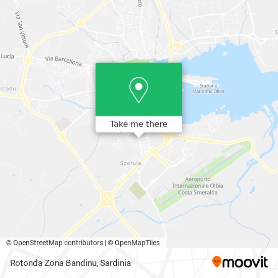 Rotonda Zona Bandinu map