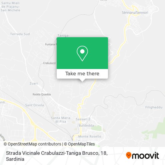 Strada Vicinale Crabulazzi-Taniga Brusco, 18 map