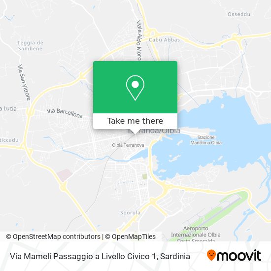 Via Mameli Passaggio a Livello Civico 1 map