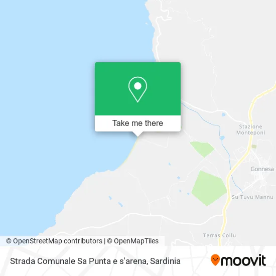 Strada Comunale Sa Punta e s'arena map