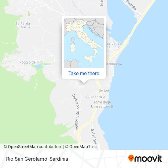 Rio San Gerolamo map