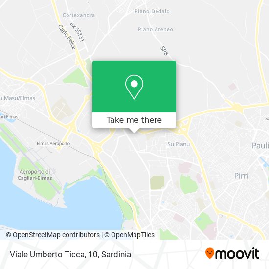 Viale Umberto Ticca, 10 map