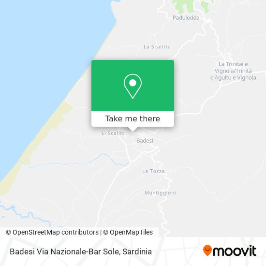 Badesi Via Nazionale-Bar Sole map