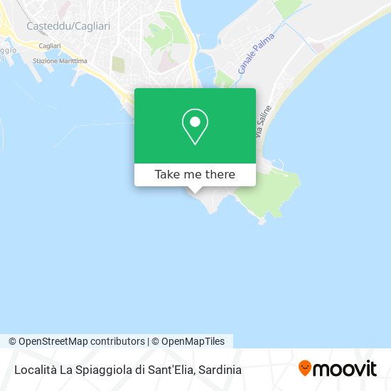 Località La Spiaggiola di Sant'Elia map
