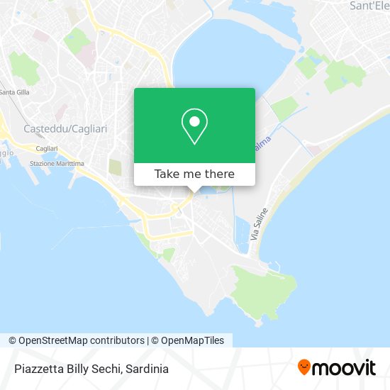 Piazzetta Billy Sechi map