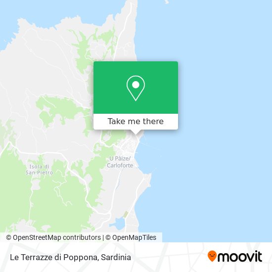Le Terrazze di Poppona map