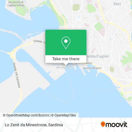 Lo Zenit da Minestrone map