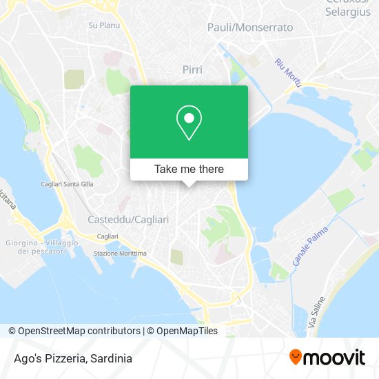 Ago's Pizzeria map