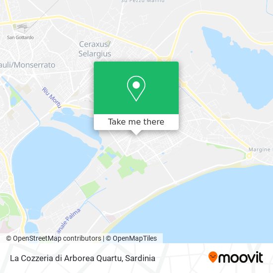 La Cozzeria di Arborea Quartu map