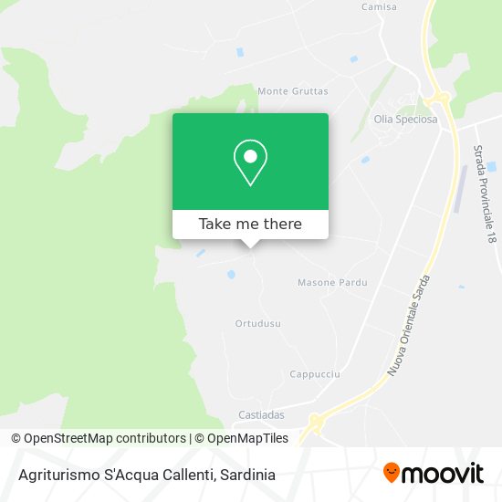 Agriturismo S'Acqua Callenti map