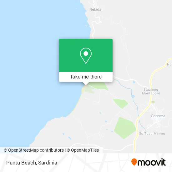 Punta Beach map