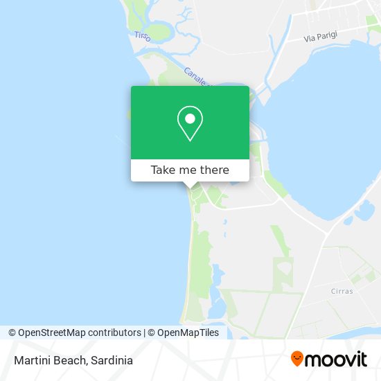 Martini Beach map