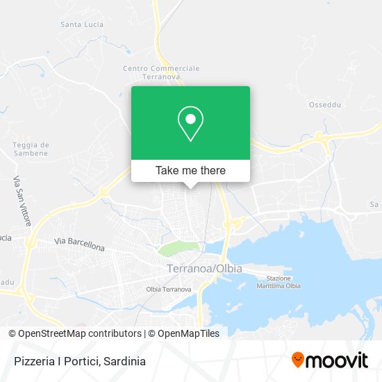 Pizzeria I Portici map