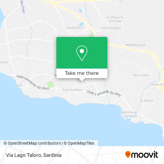 Via Lago Taloro map