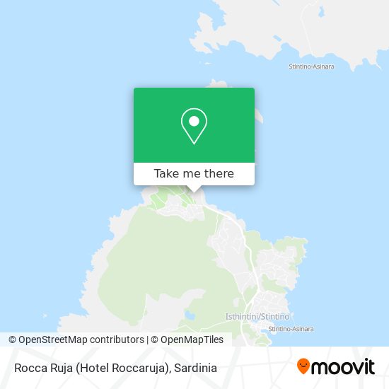 Rocca Ruja (Hotel Roccaruja) map