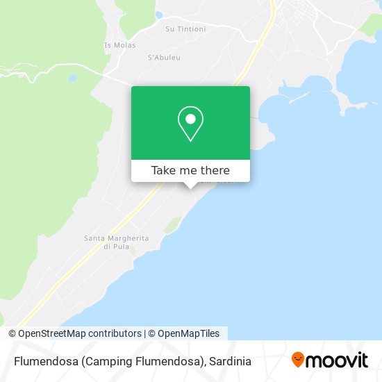 Flumendosa (Camping Flumendosa) map