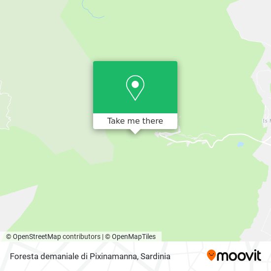 Foresta demaniale di Pixinamanna map