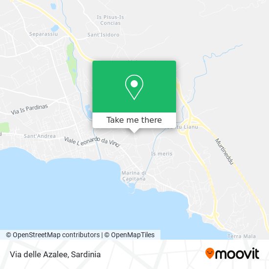 Via delle Azalee map