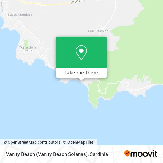 Vanity Beach (Vanity Beach Solanas) map