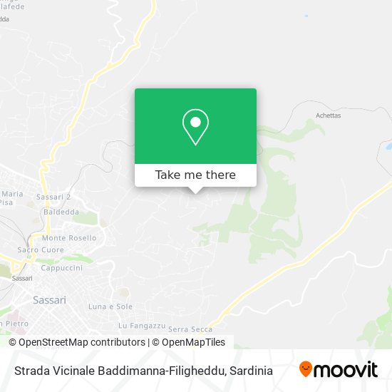 Strada Vicinale Baddimanna-Filigheddu map