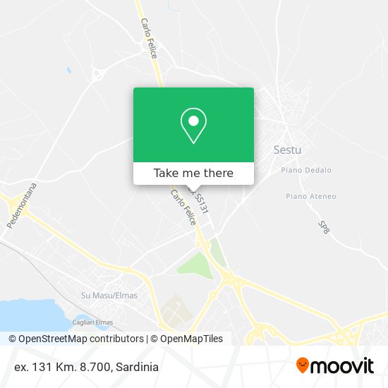 ex. 131 Km. 8.700 map