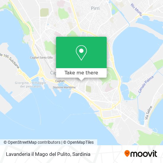 Lavanderia il Mago del Pulito map