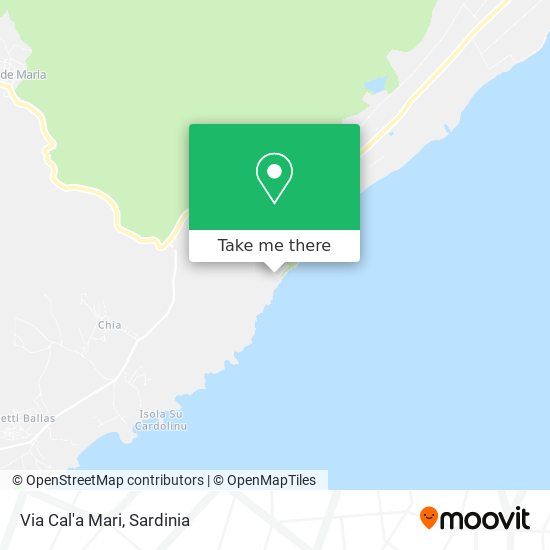 Via Cal'a Mari map