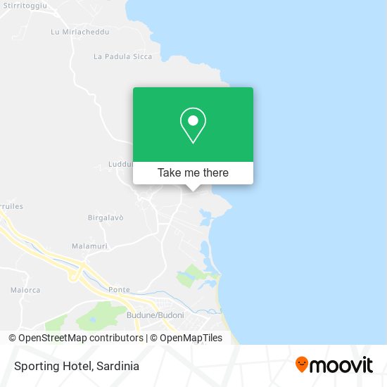 Sporting Hotel map