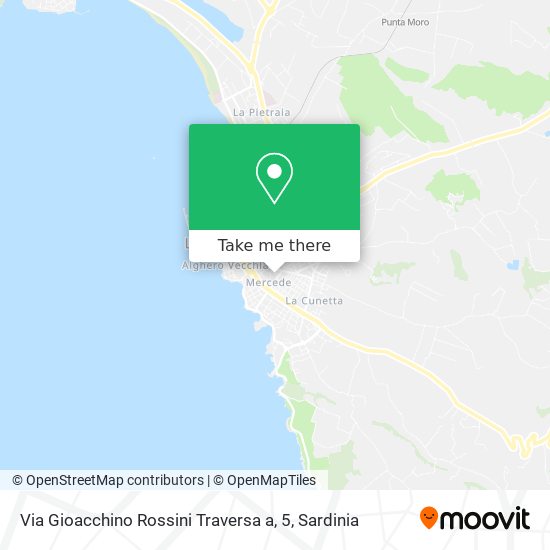 Via Gioacchino Rossini Traversa a, 5 map