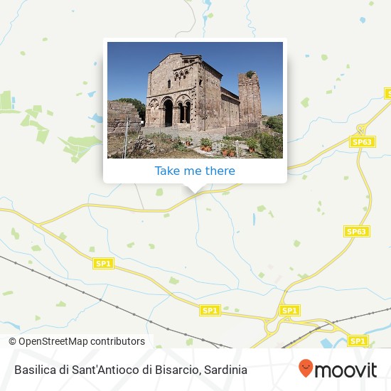 Basilica di Sant'Antioco di Bisarcio map