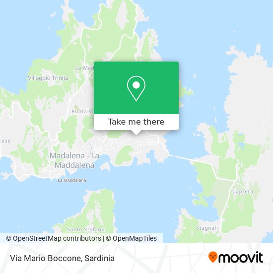 Via Mario Boccone map