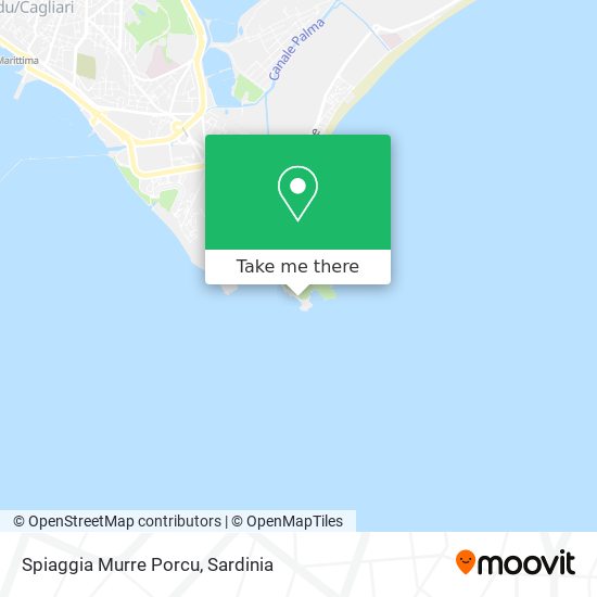 Spiaggia Murre Porcu map