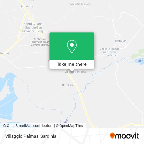 Villaggio Palmas map