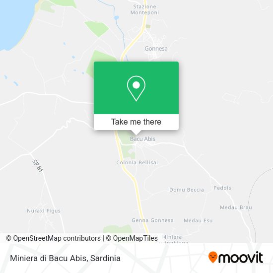 Miniera di Bacu Abis map