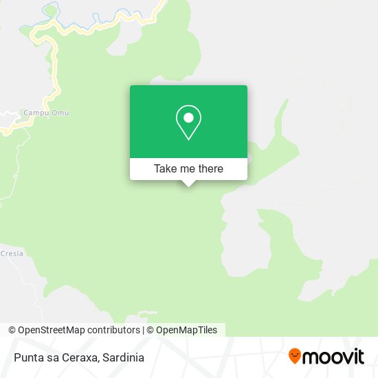 Punta sa Ceraxa map
