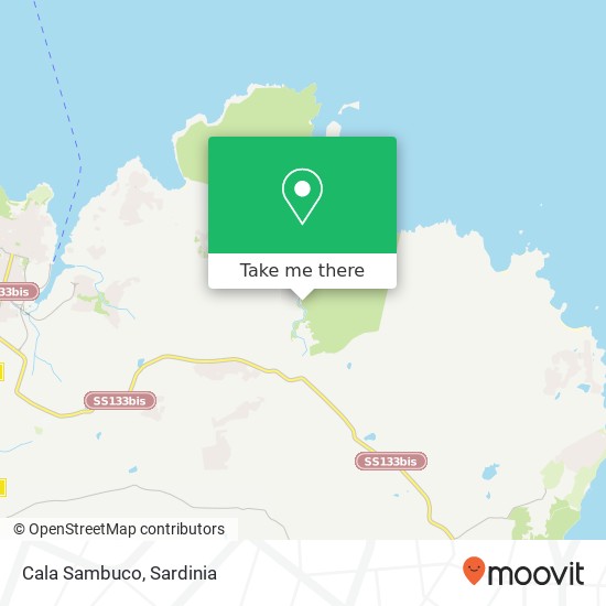 Cala Sambuco map