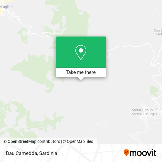 Bau Camedda map