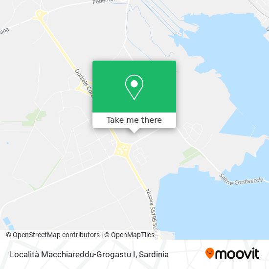 Località Macchiareddu-Grogastu I map