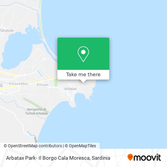 Arbatax Park- Il Borgo Cala Moresca map