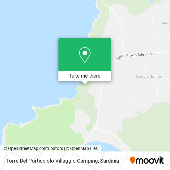 Torre Del Porticciolo Villaggio Camping map