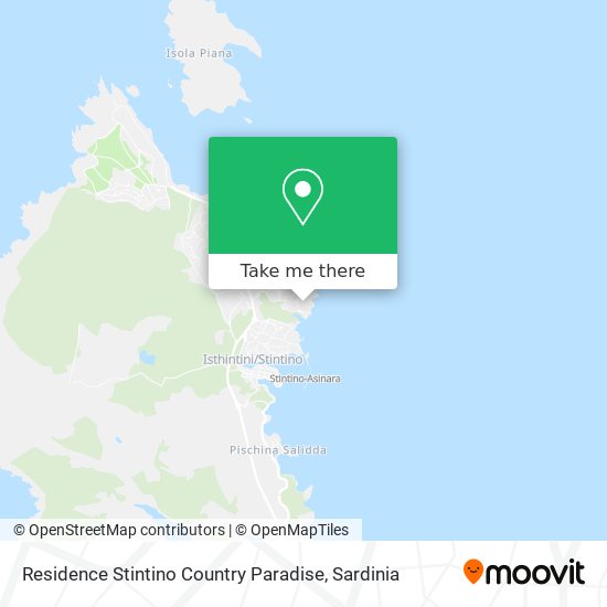Residence Stintino Country Paradise map