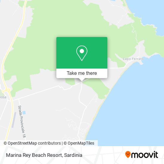 Marina Rey Beach Resort map