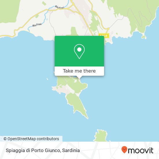 Spiaggia di Porto Giunco map