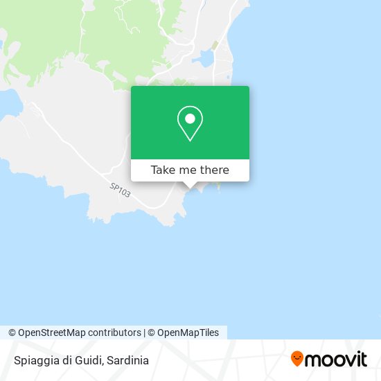 Spiaggia di Guidi map
