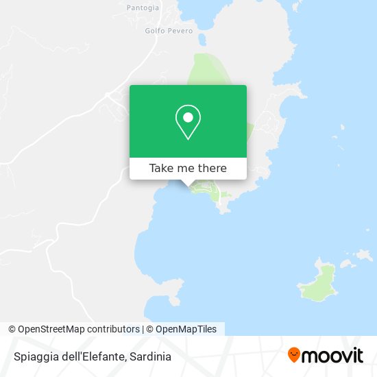 Spiaggia dell'Elefante map