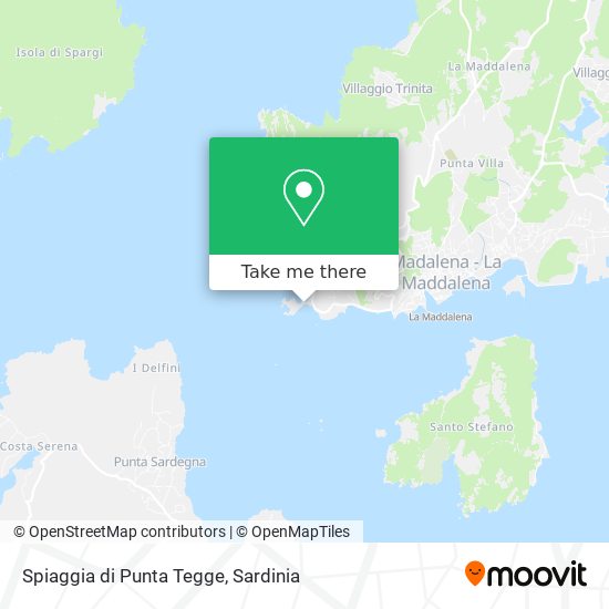 Spiaggia di Punta Tegge map