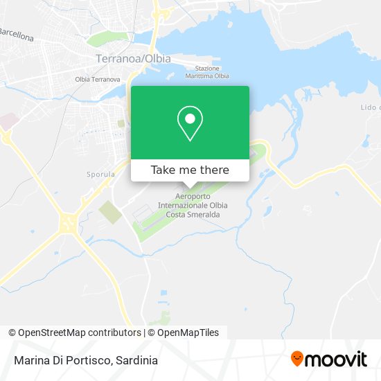 Marina Di Portisco map