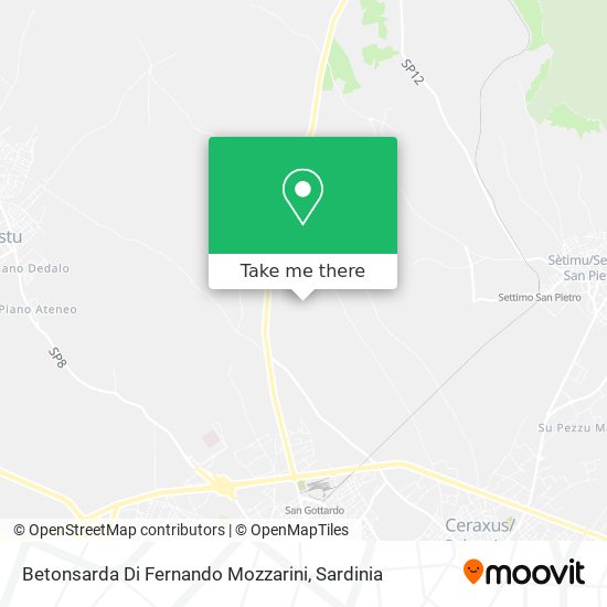 Betonsarda Di Fernando Mozzarini map