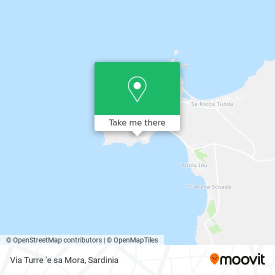 Via Turre 'e sa Mora map