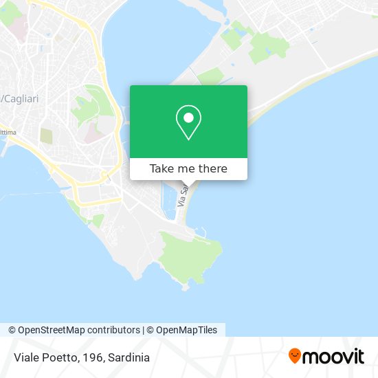 Viale Poetto, 196 map